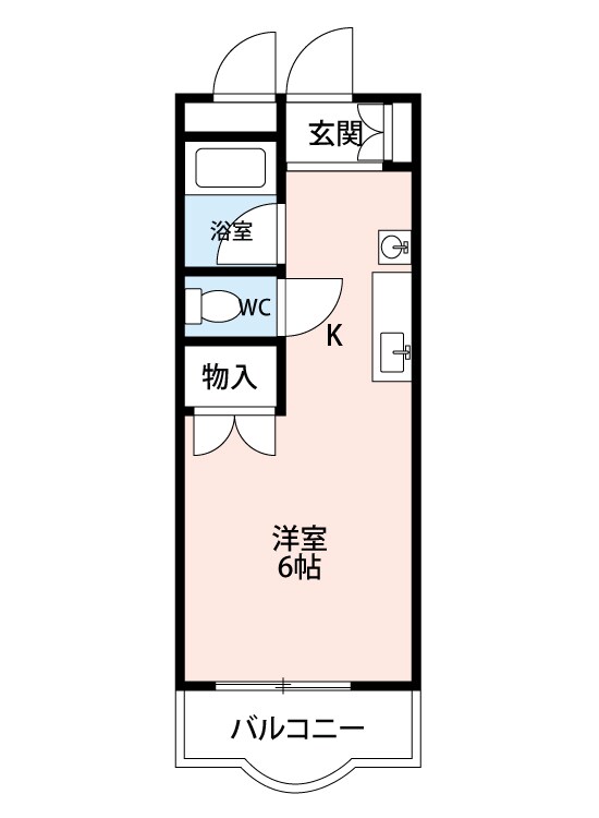 タウンコート末広の物件間取画像