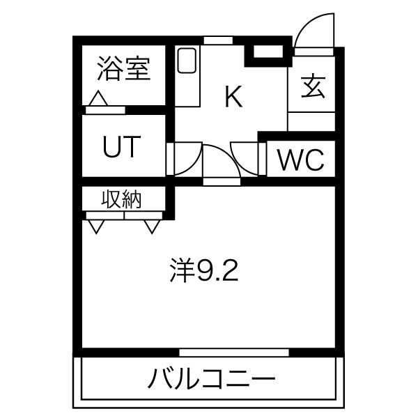 アートオン東刈谷IIの物件間取画像