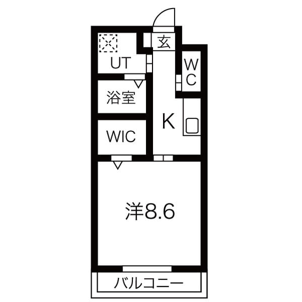 レジデンス重原駅前の物件間取画像