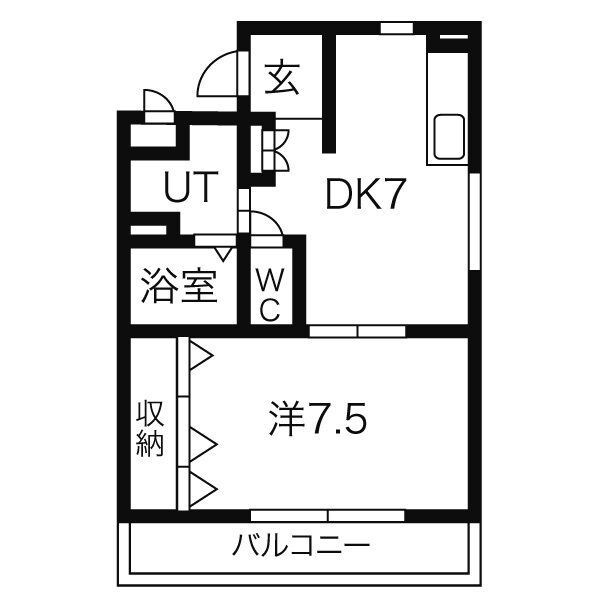 グリーン桃山の物件間取画像