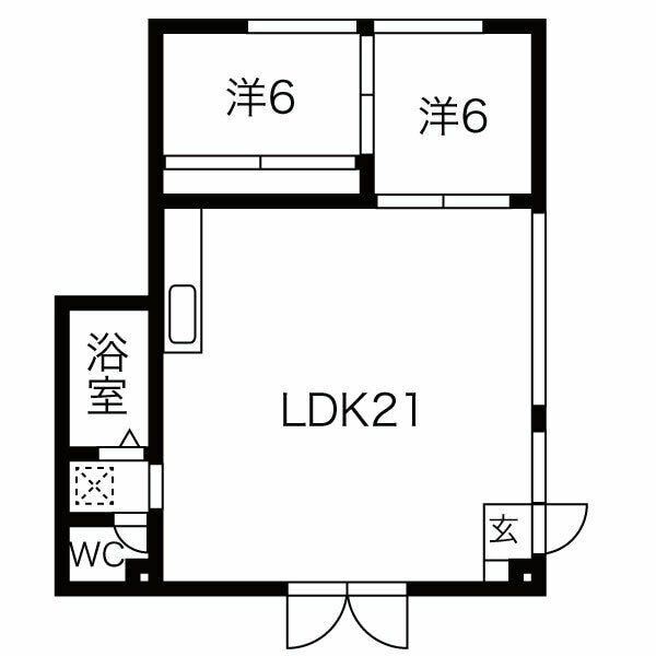 ネログリージョの物件間取画像