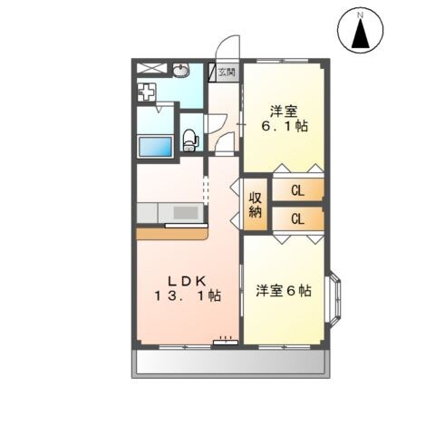 エクセルの物件間取画像