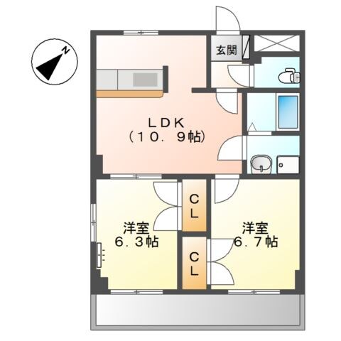 アドバンス大東の物件間取画像