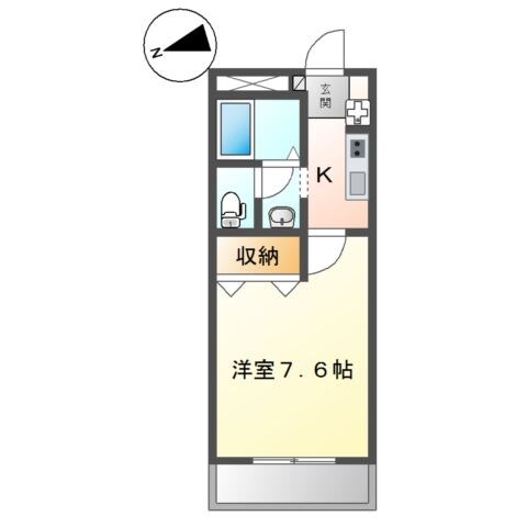 コーポ廻間の物件間取画像