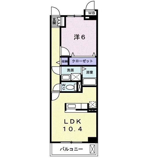 プラネットＤの物件間取画像