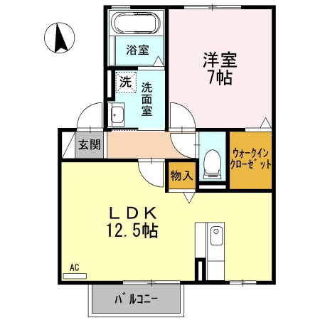 セジュール２１ Ⅱの物件間取画像