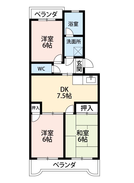 サマーブリーズIIの物件間取画像