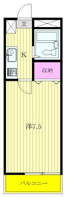 与野本町駅 徒歩7分 2階の物件間取画像