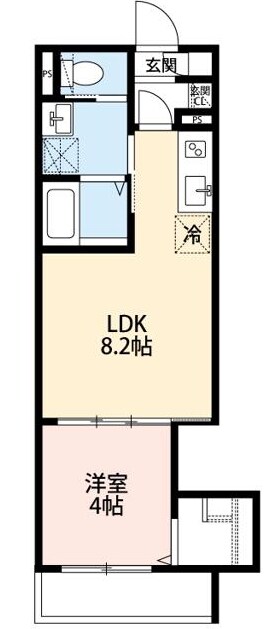 馬橋駅 徒歩5分 1階の物件間取画像