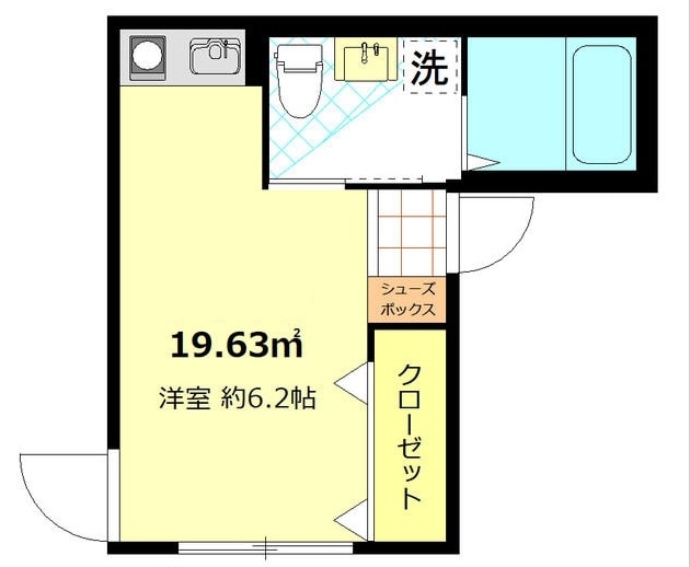 四ツ木駅 徒歩9分 3階の物件間取画像