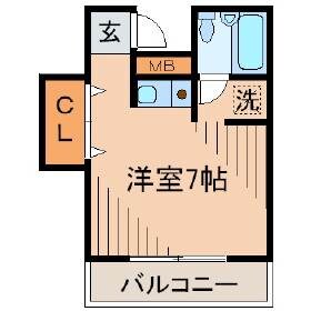 桜上水駅 徒歩7分 3階の物件間取画像