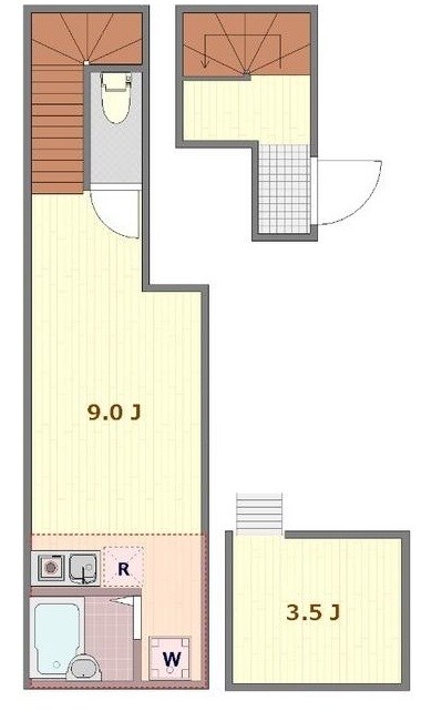 千歳烏山駅 徒歩13分 2階の物件間取画像