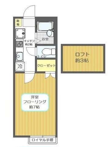 南柏駅 徒歩3分 2階の物件間取画像