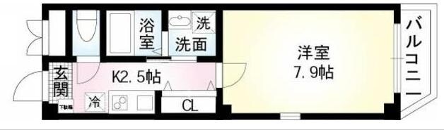 小岩駅 徒歩6分 3階の物件間取画像