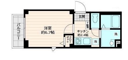 青砥駅 徒歩4分 1階の物件間取画像