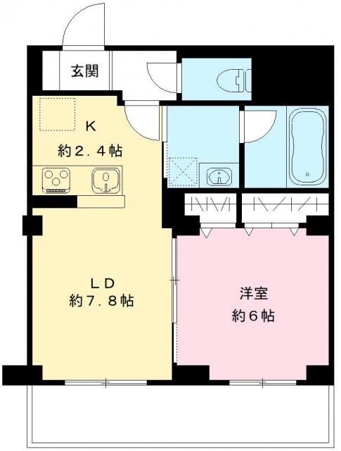 聖蹟桜ヶ丘駅 徒歩9分 3階の物件間取画像