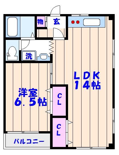 船橋駅 徒歩7分 2階の物件間取画像