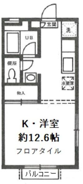 越谷駅 徒歩12分 2階の物件間取画像