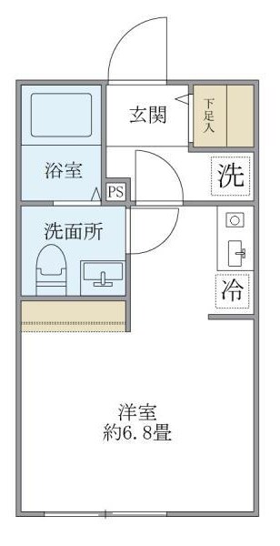 北赤羽駅 徒歩6分 2階の物件間取画像
