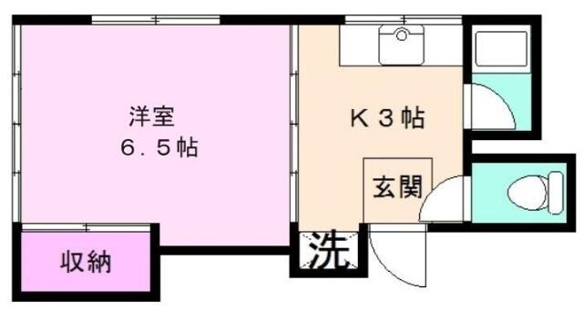 コーポ錦の物件間取画像