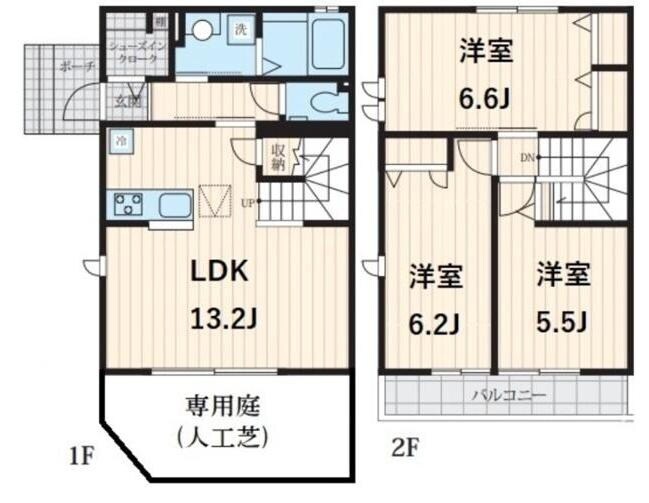 フェリーチェ柏西町の物件間取画像