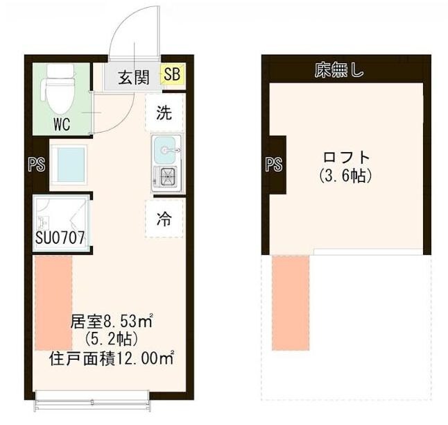 ハーモニーテラス板橋宮本町の物件間取画像