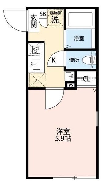 青井駅 徒歩9分 1階の物件間取画像