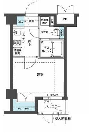 東高円寺駅 徒歩5分 1階の物件間取画像