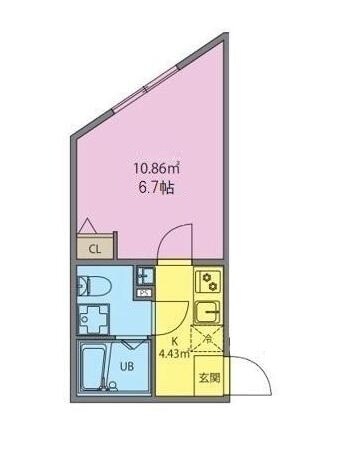 京成高砂駅 徒歩5分 3階の物件間取画像