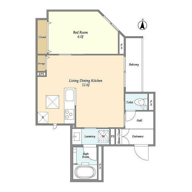 北千住駅 徒歩9分 1階の物件間取画像