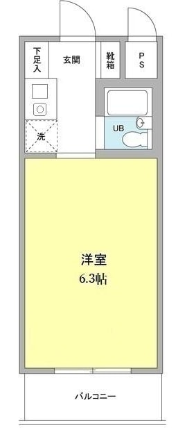 祖師ヶ谷大蔵駅 徒歩7分 1階の物件間取画像