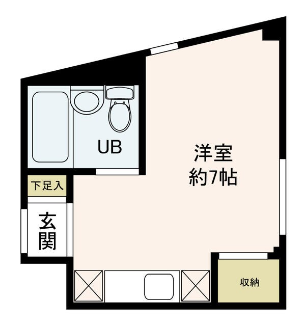 平和台駅 徒歩7分 2階の物件間取画像