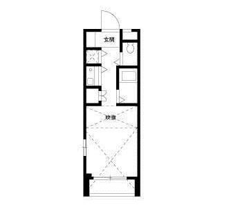 矢口渡駅 徒歩3分 2階の物件間取画像