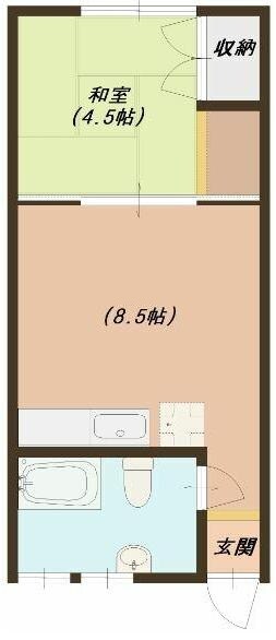オー・アイ・ハイツの物件間取画像