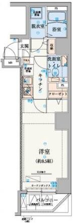 入谷駅 徒歩7分 10階の物件間取画像