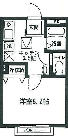 志木駅 徒歩8分 1階の物件間取画像