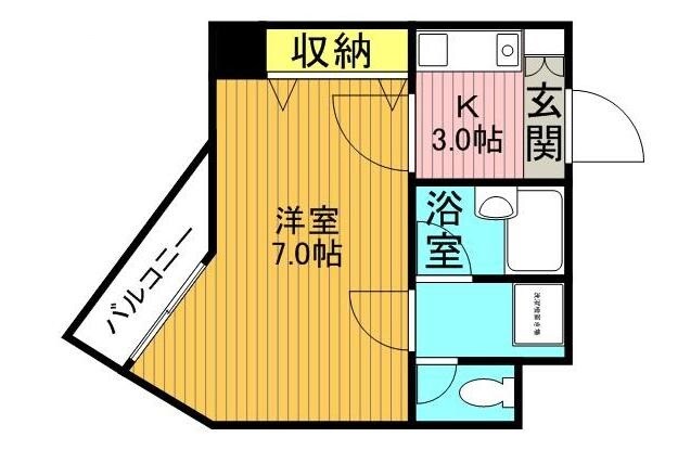 松戸駅 徒歩4分 4階の物件間取画像