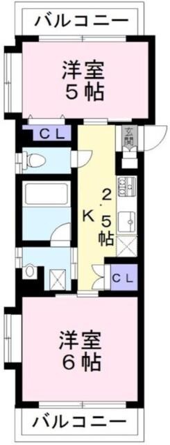 要町駅 徒歩12分 1階の物件間取画像