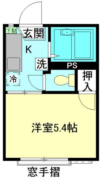 獨協大学前駅 徒歩10分 2階の物件間取画像