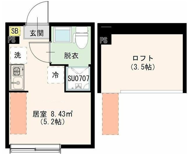 野方駅 徒歩5分 1階の物件間取画像