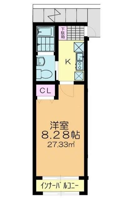 松戸駅 徒歩8分 2階の物件間取画像