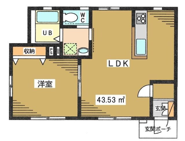 葛西駅 徒歩18分 1階の物件間取画像