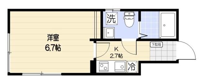 金町駅 徒歩4分 2階の物件間取画像