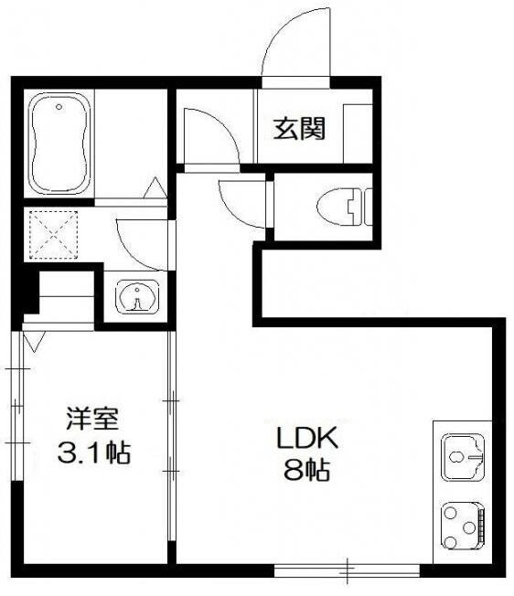 北柏駅 徒歩19分 1階の物件間取画像