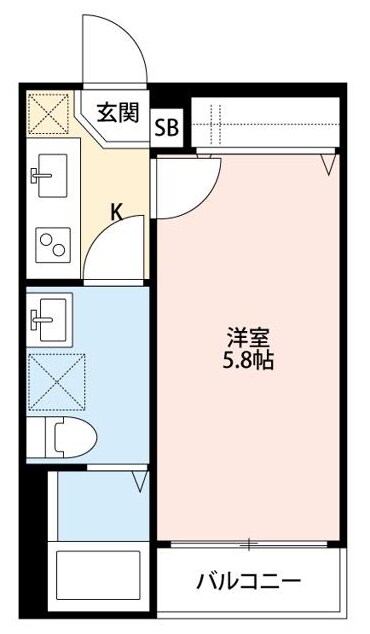 板橋本町駅 徒歩5分 2階の物件間取画像