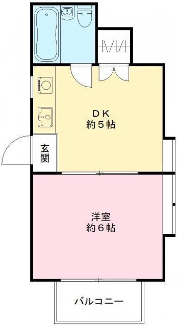 上町駅 徒歩5分 1階の物件間取画像