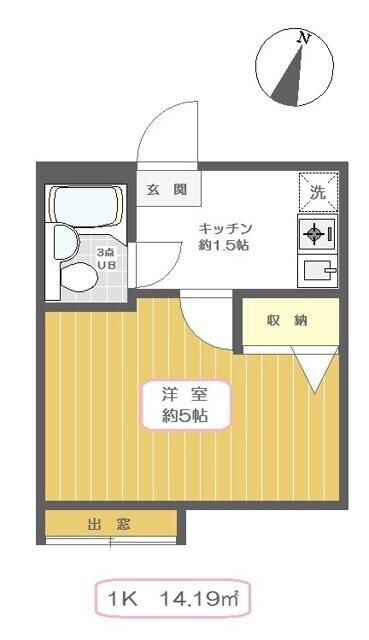 亀有駅 徒歩8分 2階の物件間取画像