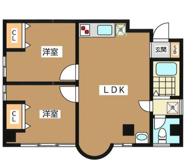 王子駅 徒歩19分 4階の物件間取画像