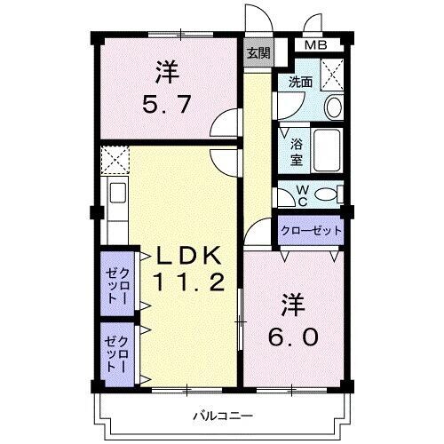 東浦和駅 徒歩8分 3階の物件間取画像