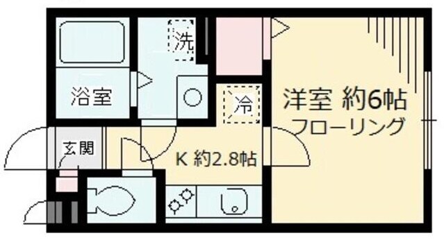 桜上水駅 徒歩12分 2階の物件間取画像